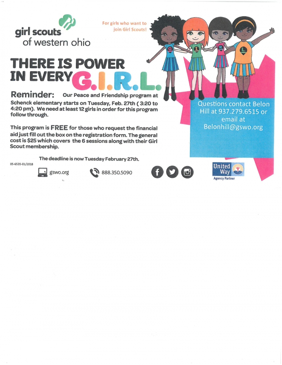 Girl Scout Flyer
